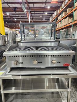 🍳MUST-HAVE! Flamaster FLM-CB36-M 36′′ NG/LPG Gas Charbroiler with 105,000 BTU Output