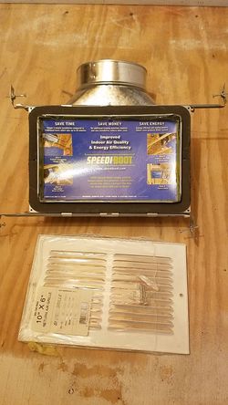 6" 10x6 Speedi-boot and Speedi-grille
