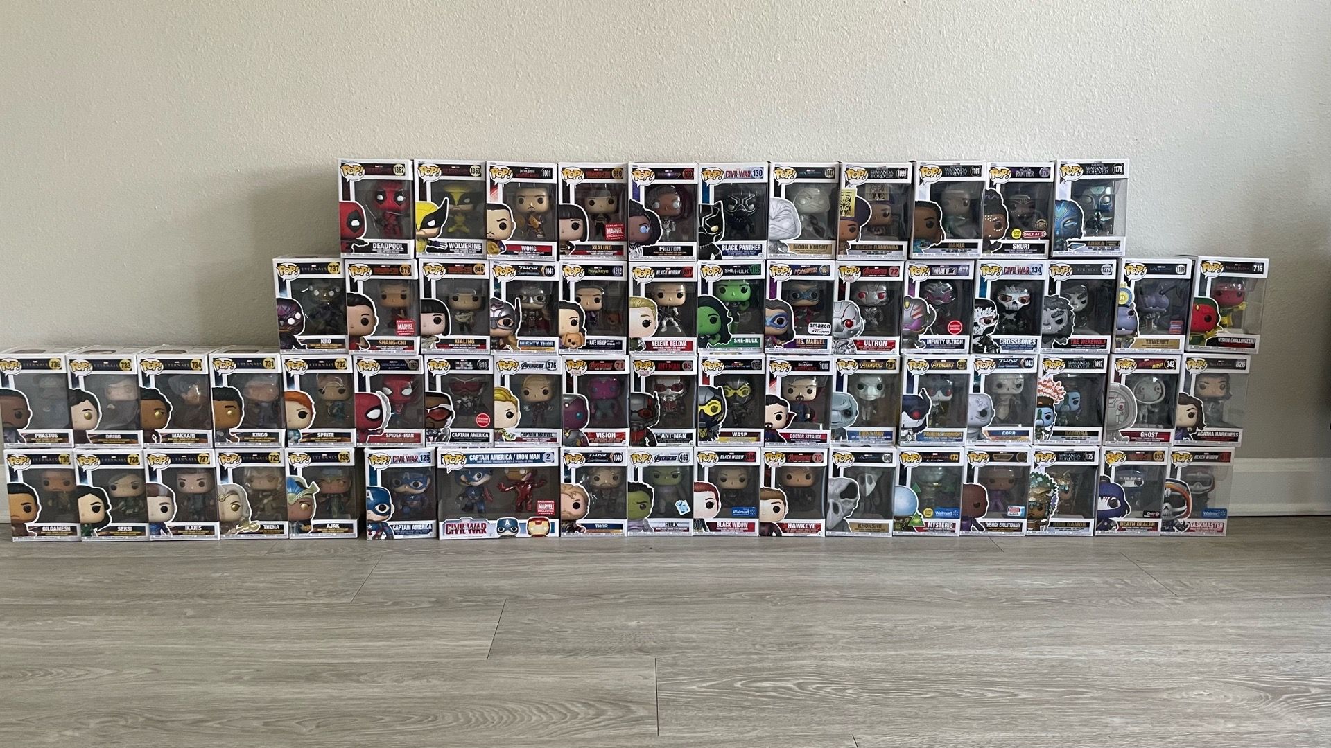 Marvel Funko Pop - 60 Assorted