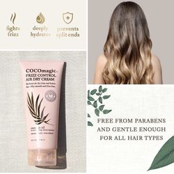 COCOMAGIC SPLIT ENDS REPAIR CREAM 6 OZ CONTROLS FRIZZ Coconut Oil New Free Ship