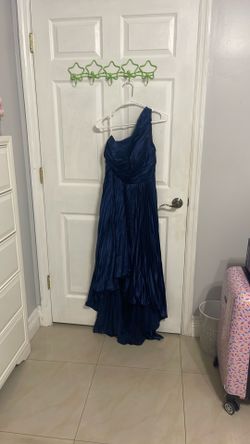 Navy blue dress party elegant