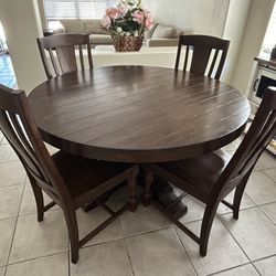 Round Dining Table Real wood