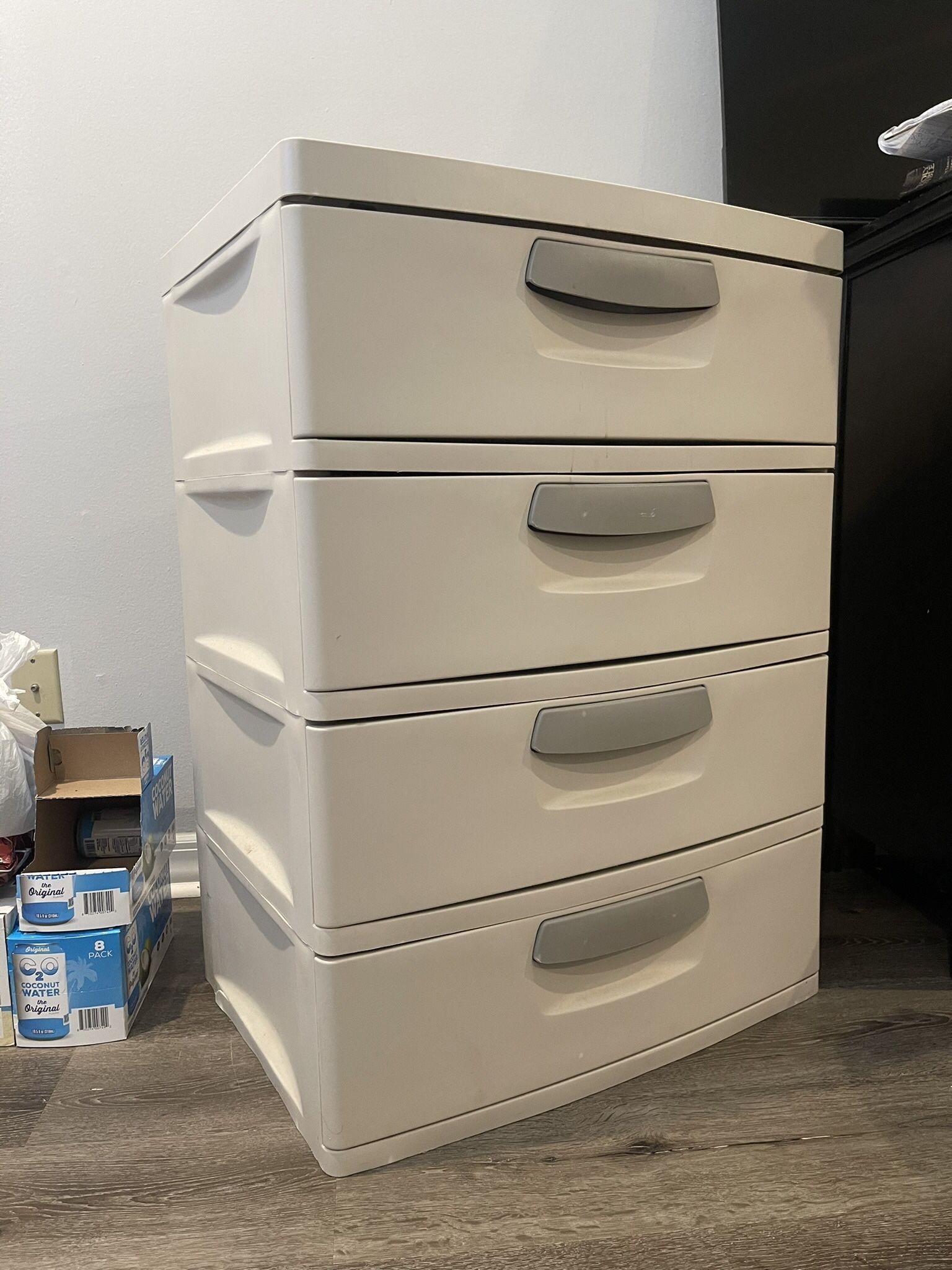 4 Drawer Plastic Storage 
