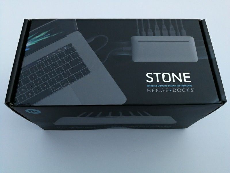 Stone - USB-C Multi-Port Desktop Hub for MacBook - Mini DisplayPort, Ethernet Port, Power Supply, 3 USB Ports, USB-C Port, Connections