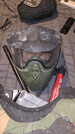 Paintball Mask And Vest