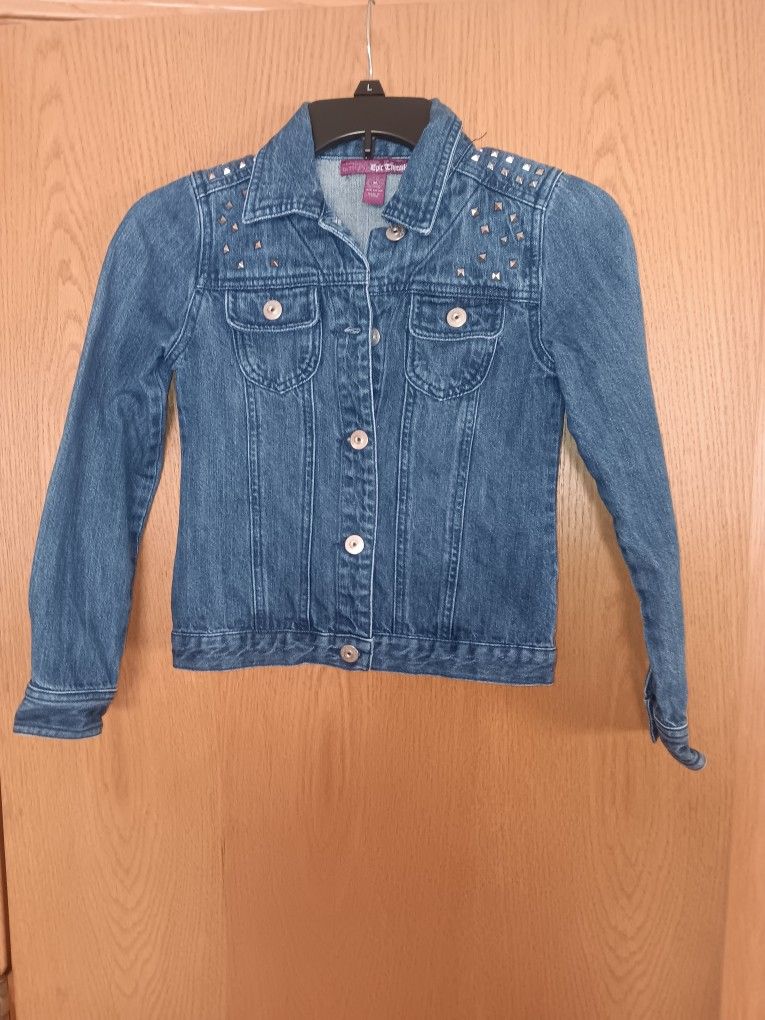 Girls Size Medium, Epuc Threads Jean Jacket