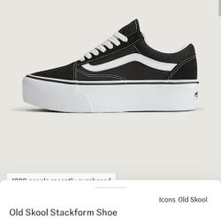 Womens Platform Van's Size 8