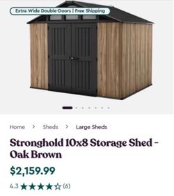 Keter shed 10x8