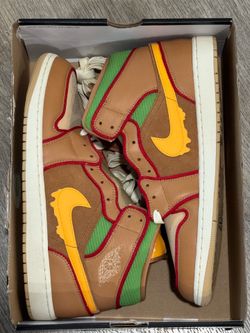 Jordan 1 mid “Cheeseburger”