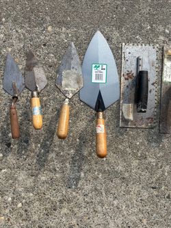 Masonry Trowels Lot