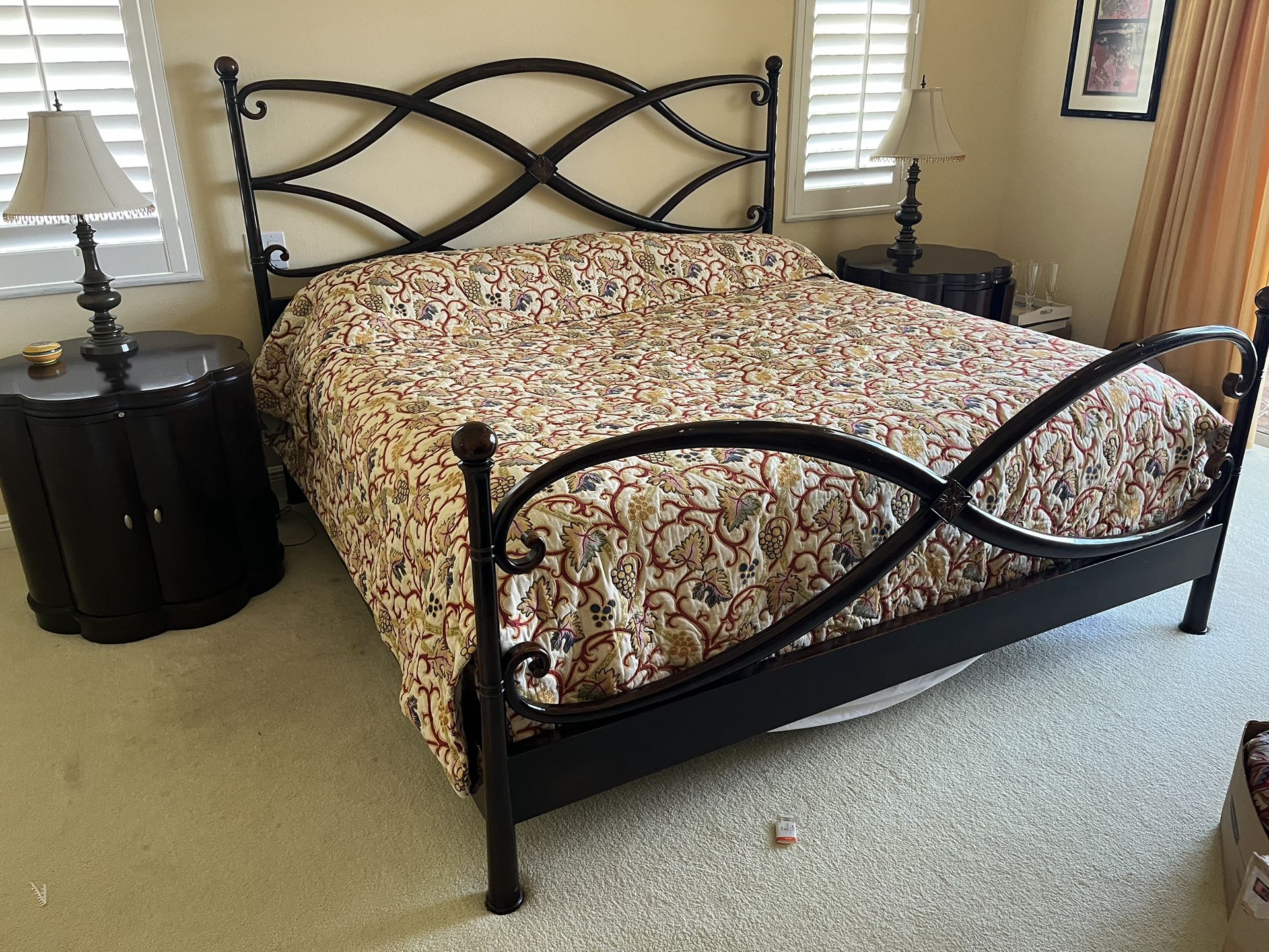 Beautiful Antique King Bed frame