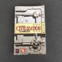 Book Only for Sid Meier's Civilization III Complete Video Game