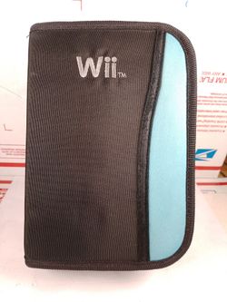 Nintendo Wii Accessories remote controls and games Travel Carrying Case