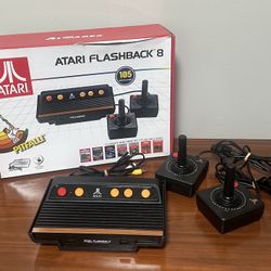 In Box Classic Atari Flashback 8 Console 105 Built In Games With Wired Controllers Included