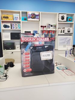 💰 Monster Rockin’ Roller 270 Indoor/Outdoor Portable Bluetooth Speaker (Brand New) – Own It Today for $5 Down & Pay Later!