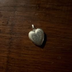 Heart/4 Leaf Clover Pendant Sterling Silver 