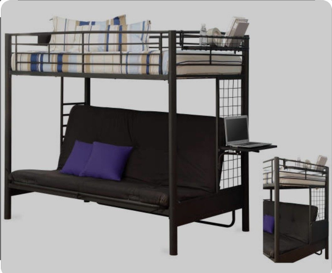 Bunk Bed With Futon