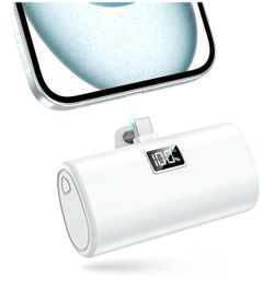 Mini Portable Charger USB C,