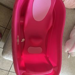 Pink Baby Bathtub
