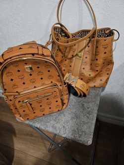 MCM belt and bag