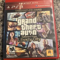 PS3 Two Complete Games Grand Theft Auto 