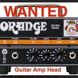 WANT TO BUY - guitar Amp Head