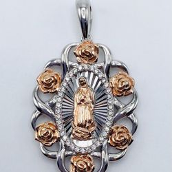 2Tone Silver Pendant 