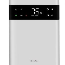 Homedics Premium Warm & Cool Mist Ultrasonic Humidifier, Topfill, 58 Hour Runtime