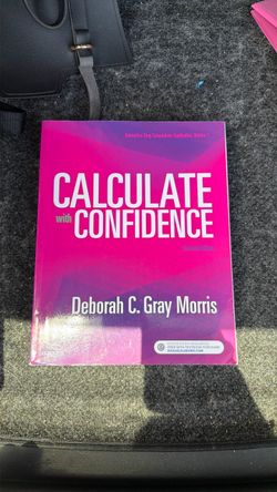 Calculate with confidence nursing book