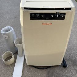 Honeywell MN10CESWW Portable Air Conditioner, 10,000 BTU Cooling, with Dehumidifier & Fan