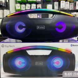 Rechargeable Bluetooth speaker with Led Lights