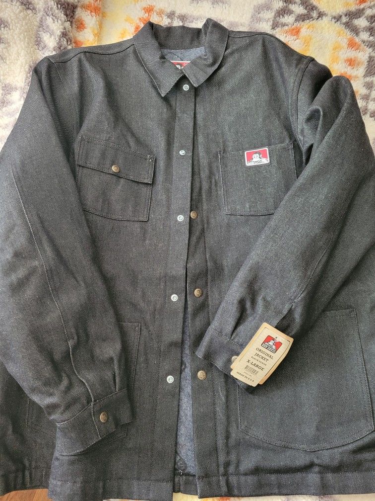 Ben Davis XL black Denim JACKET 
