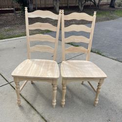 New Oak Chairs
