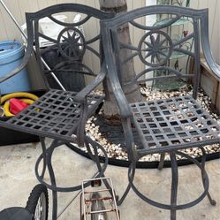 Chairs For Bbq. Counter Top. 