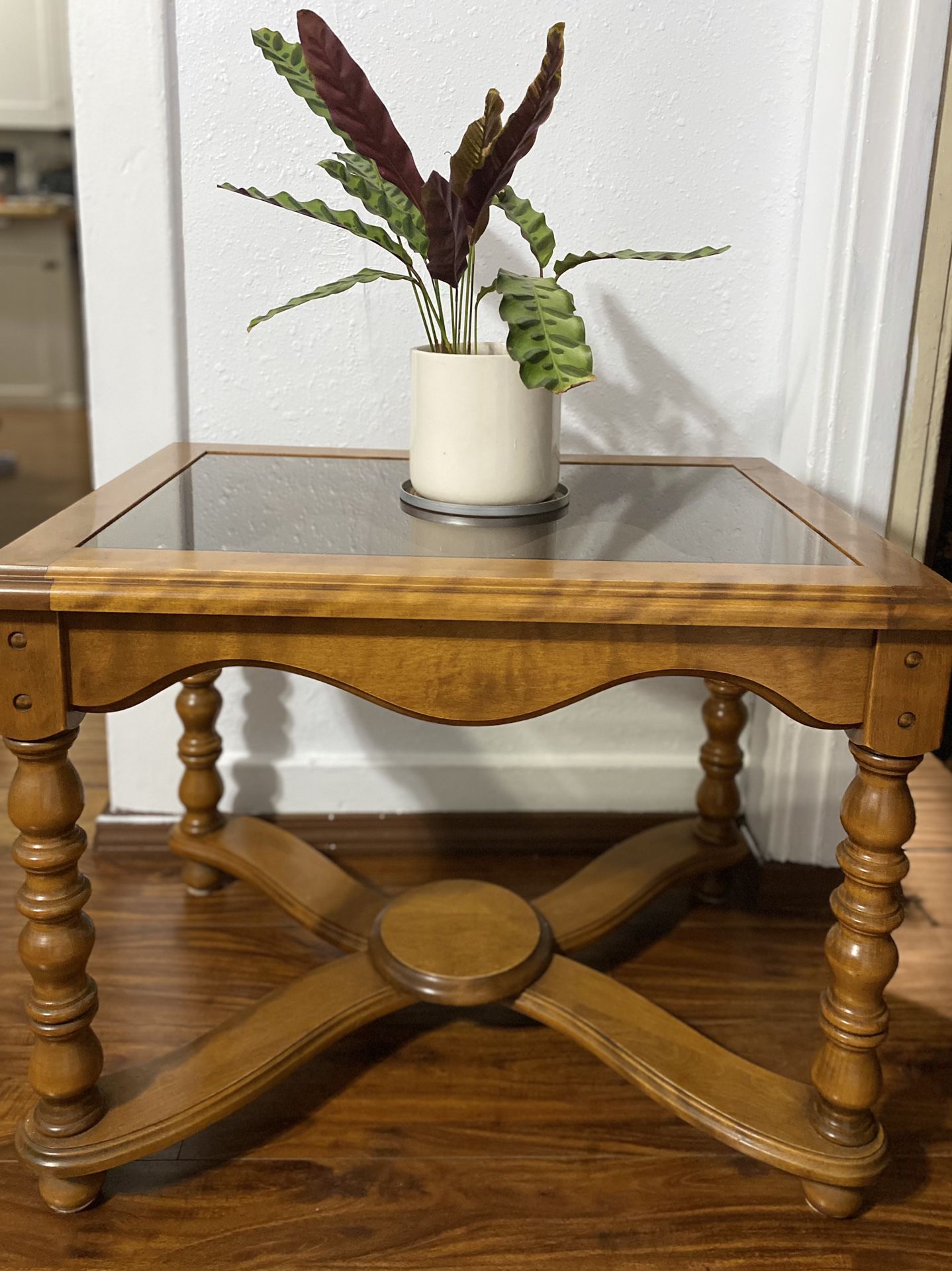 French Walnut Antique Center/Coffee Table 