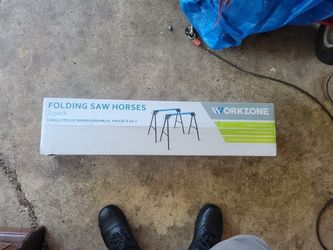 2 Pack Folding Steel Work Horses (Saw Horse)