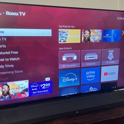 55" TCL TV with Sony Soundbar/Subwoofer 