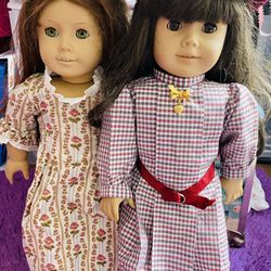 The Retired 1989 Pleasant Co. American Girl Dolls With Books And Outfits/shoes!