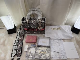 Christian Dior Luxury Bundle – Tote, Wallet, Strap & Accessories