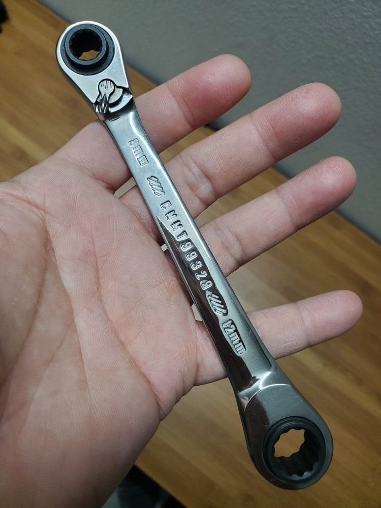 Craftsman metric ratchet wrench 12 point box end Quad 4 in 1 for Sale