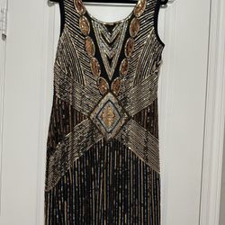 Sequined Slip Dress