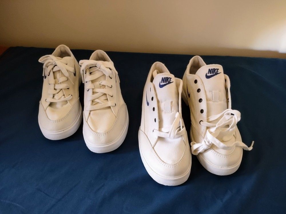 NEW 2 Nike canvas shoes size 5.5 and 6