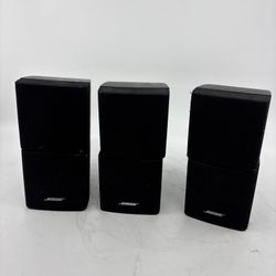 Bose Acoustimass Double Cube Speakers (Black) Set Of 3