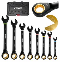 9-Piece Ratchet Wrenches Set