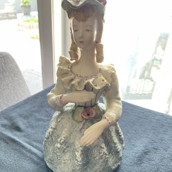 Vintage Cordey Porcelain Woman Bust Figurines 