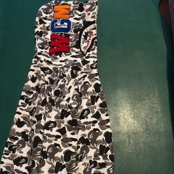 White Bape Hoodie 