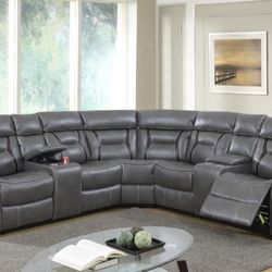 Sectional Recliner Sofa Set 