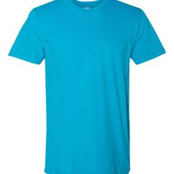 New American Apparel Turquoise Crew Neck T’s XLG 12 Available.