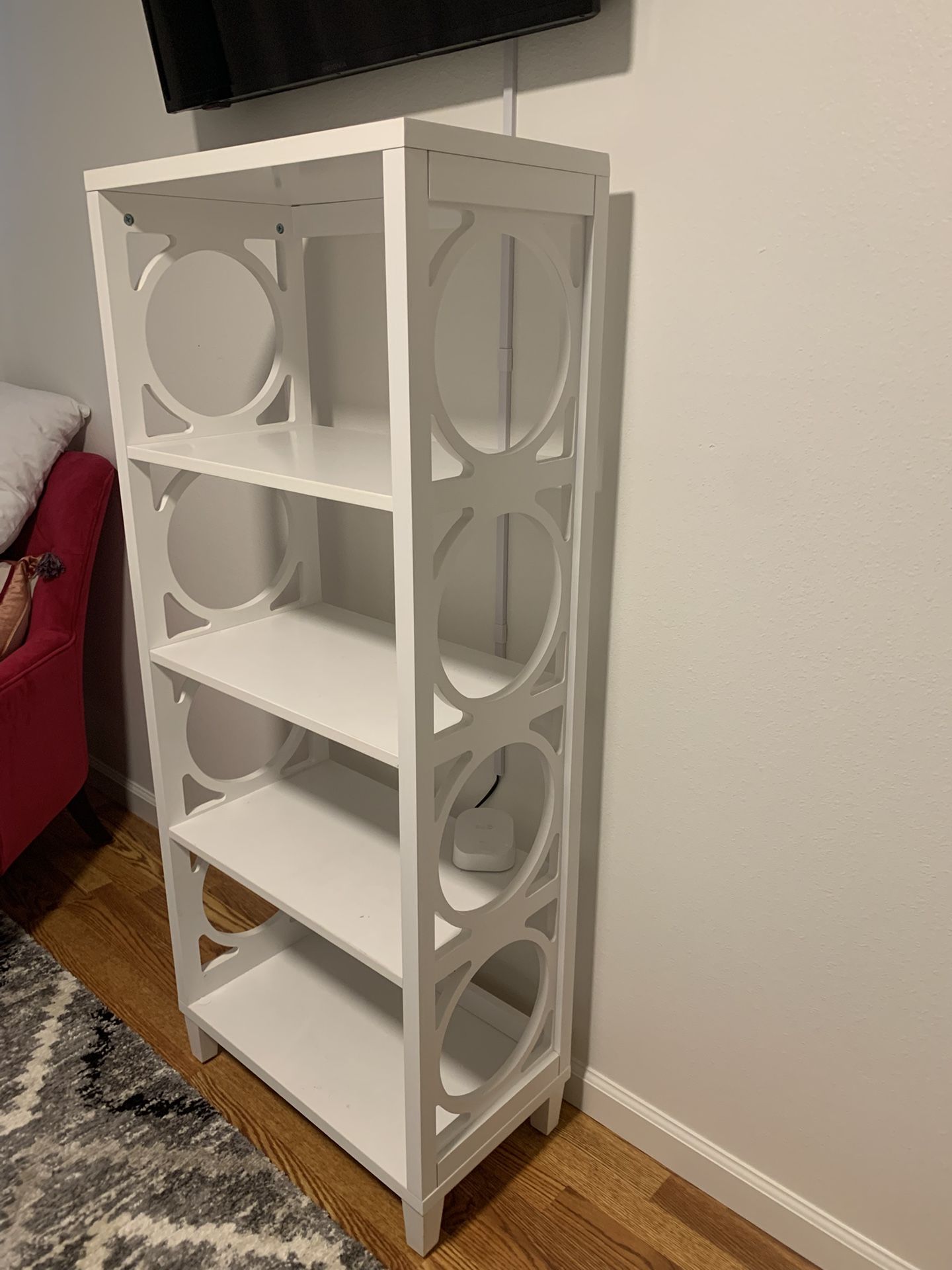 White Book Shelf