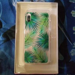 Casery IPhone X Palm Leaf Case